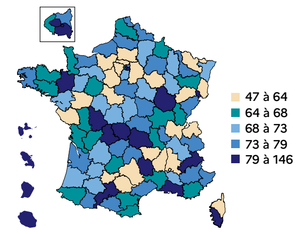 administartion en France par département